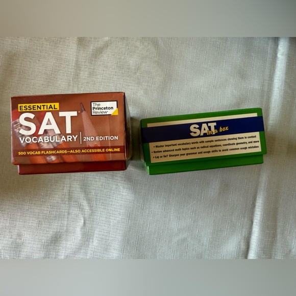 SAT Flashcards. Two boxes. - Picture 2 of 4
